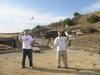 Pyramide of Cholula - Rob Taylor and Chris Warso hard at work in Cholula. Speaches and Demos over, time for a yard day!